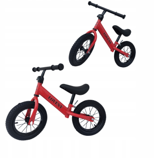 Vzduchové kolesá LOVENY 12" balančný bicykel, červený